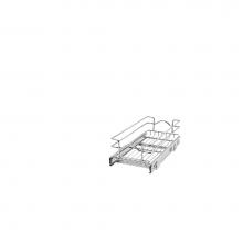 Rev-A-Shelf 5WB1-0918CR-1 - Single Tier Bottom Mount Pull Out Steel Wire Organizer