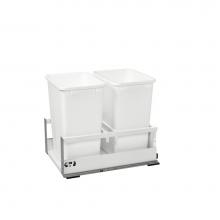 Rev-A-Shelf TWCSC-18DM-2 - Tandem Pull Out Waste/Trash Container w/Soft Close