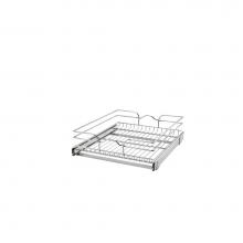 Rev-A-Shelf 5WB1-1820CR-1 - Single Tier Bottom Mount Pull Out Steel Wire Organizer