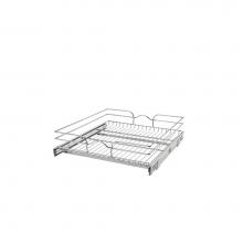 Rev-A-Shelf 5WB1-2122CR-1 - Single Tier Bottom Mount Pull Out Steel Wire Organizer