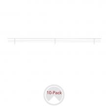 Rev-A-Shelf CSRSL-30CR-10 - Sidelines Closet Shoe Rail for Custom Closet Systems (10 pack)
