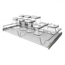 Rev-A-Shelf 5WCOR-24CR-1 - Deluxe Pull Out Pantry Container Organizer for Custom Walk-In Pantry Storage