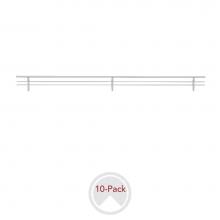 Rev-A-Shelf CSRSL-24SC-10 - Sidelines Closet Shoe Rail for Custom Closet Systems (10 pack)