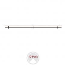 Rev-A-Shelf CSRSL-36BZ-10 - Sidelines Closet Shoe Rail for Custom Closet Systems (10 pack)