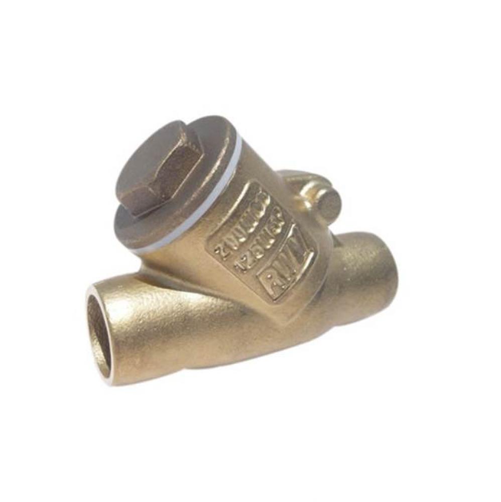 2 IN 125# WSP,  200# WOG,  Brass Body,  Solder Ends