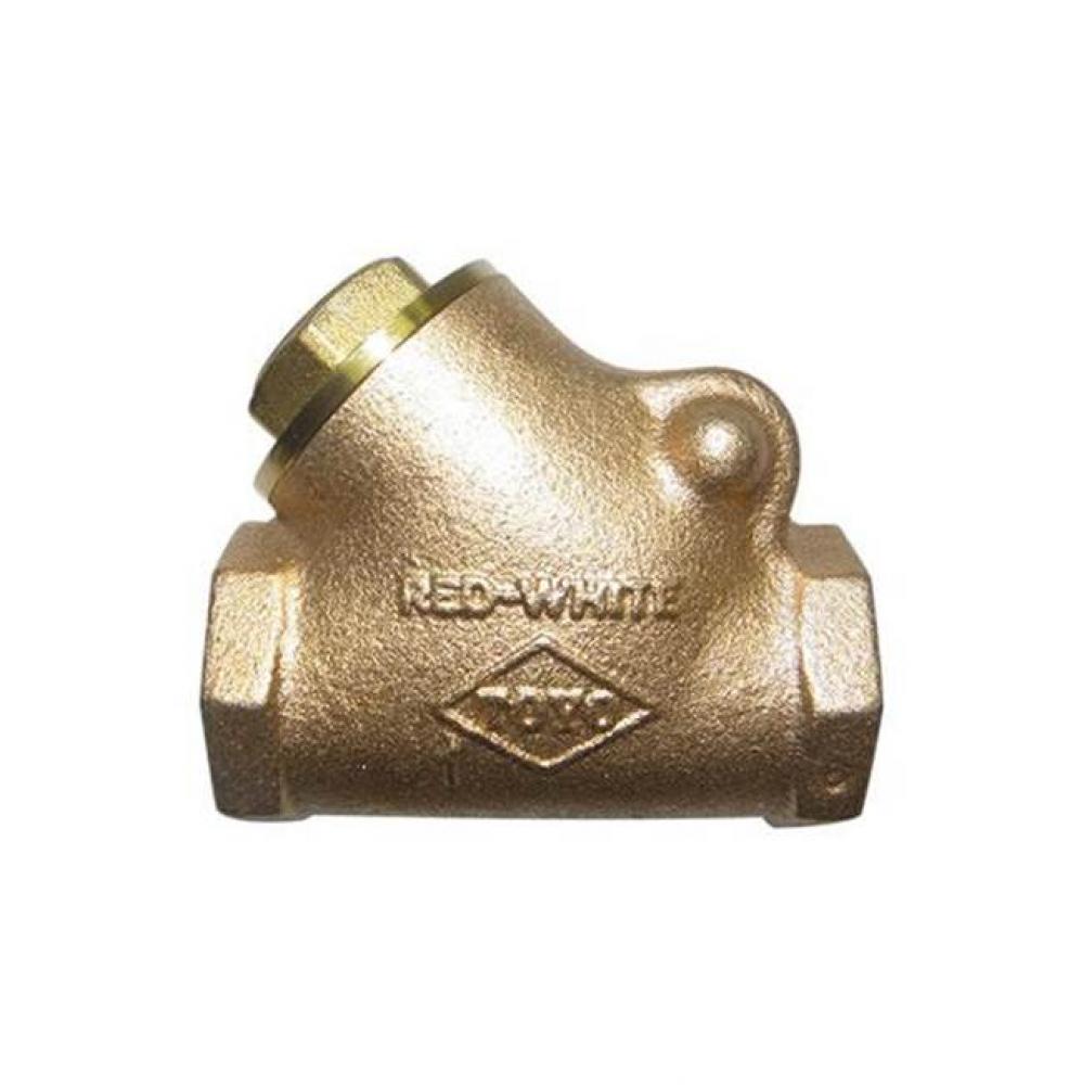 1-1/2 IN 150# WSP,  300# WOG,  Bronze Body,  Threaded Ends