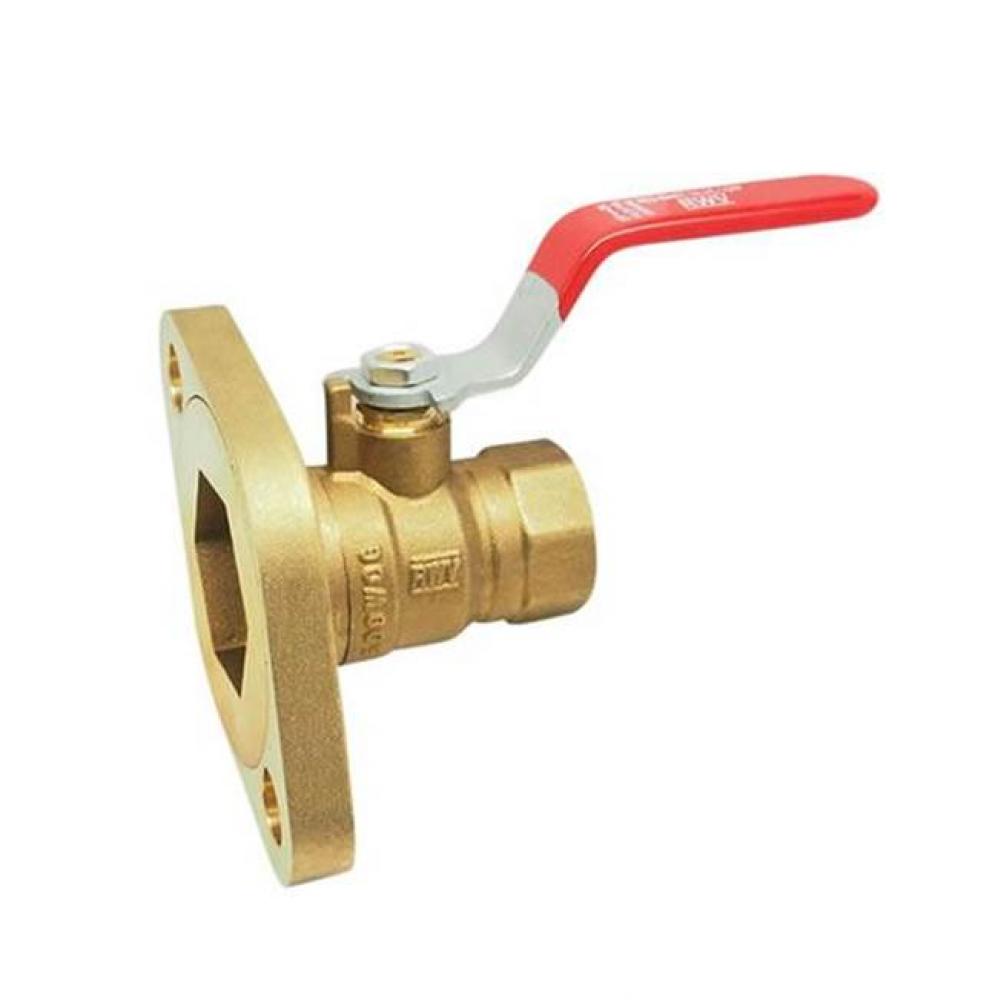 2 IN Pump Flange Ball Valve,  Rotating Flange Design FNPT x Flange
