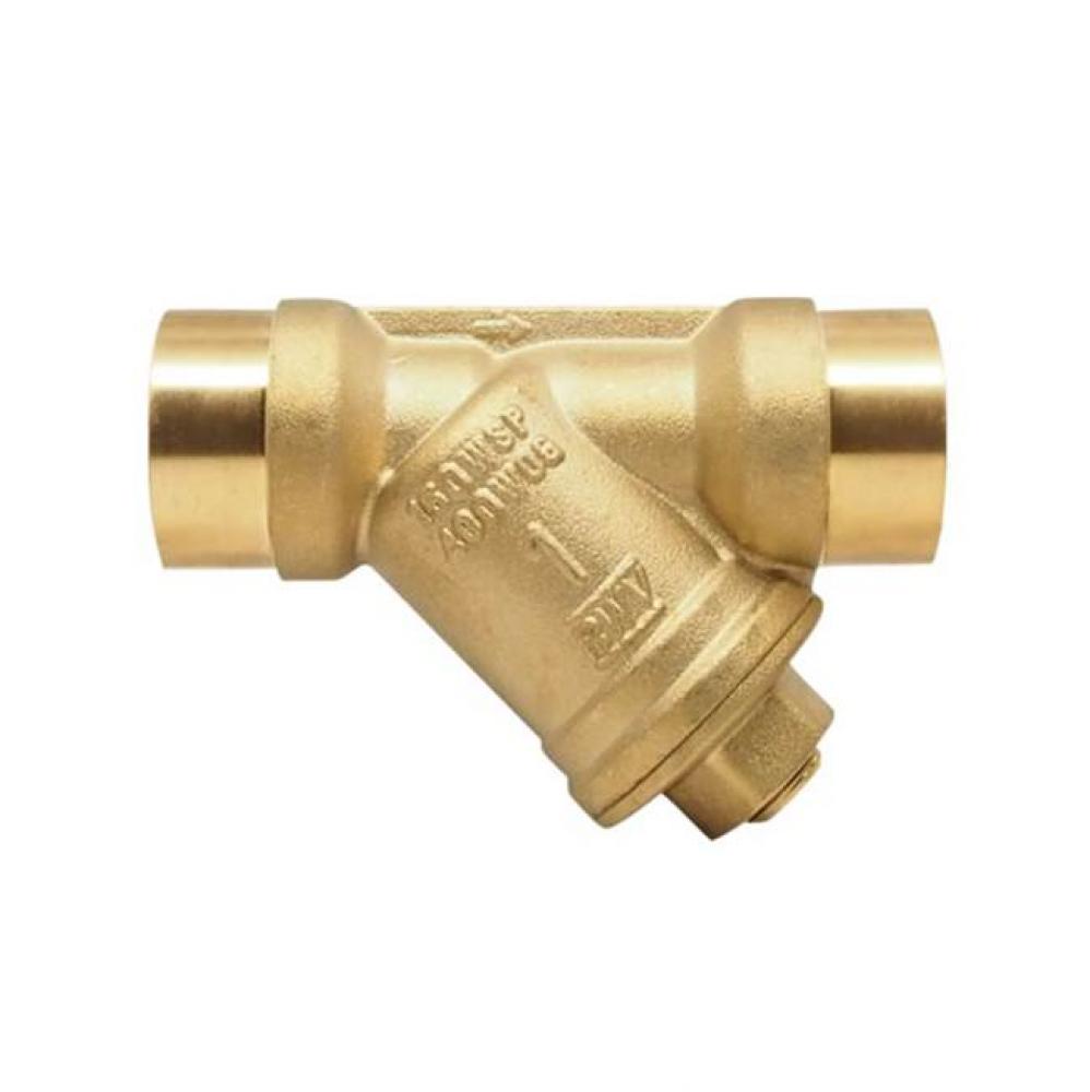 1 1/2 IN 150# WSP,  300# WOG,  LF Brass Body,  Solder Ends