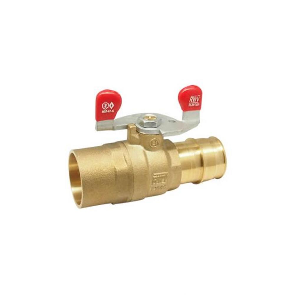 AB PEX F1960  X SOLDR BALL VLV WING HANDLE