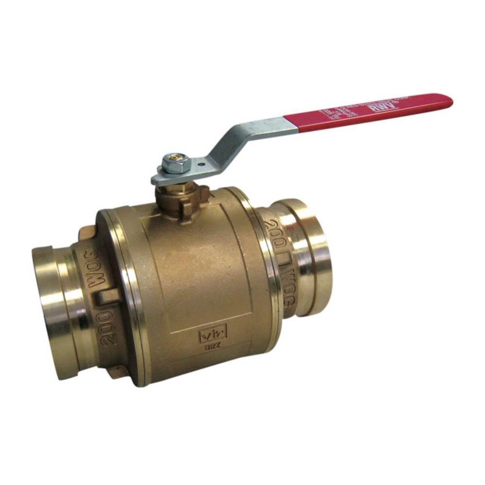 LOW LEAD BRASS XLC EzPRESS BALL VALVE