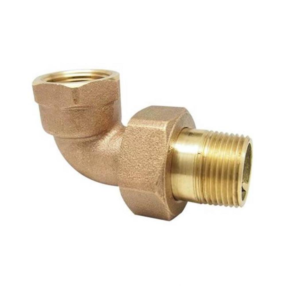 BRASS RADIATOR ELBOW FxM UNION