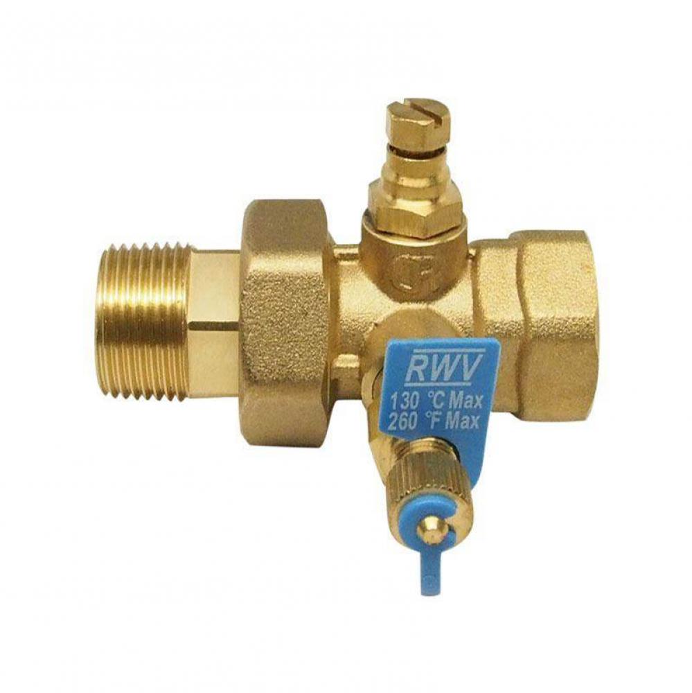Dzr Brass Union W Air Vent & Test Port 2