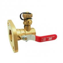 Red-White Valve 670779241203 - 2 IN Pump Flange Ball Valve,  Fixed Flange Design with Side Drain Valve FNPT x Flange