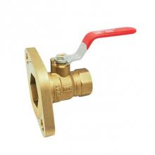 Red-White Valve 670779700212 - 2 IN Pump Flange Ball Valve,  Rotating Flange Design FNPT x Flange