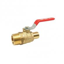 Red-White Valve 670779711676 - AB PEX F1807 X MNPT BALL VLV