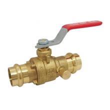 Red-White Valve 670779723419 - LOW LEAD BRASS EzPRESS BALL VALVE WITH DRAIN