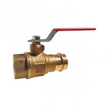 Red-White Valve 670779700168 - BRNZ BALL VLV EZPRESS X FNPT