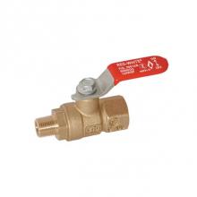 Red-White Valve 670779430010 - 1/8F X 1/8M IN 150# WSP,  600#WOG,  1/8'' FNPT x 1/8''MNPT,  Forged Brass Body