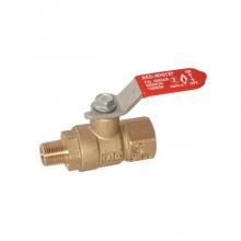 Red-White Valve 670779429021 - 1/4F X 1/8M IN 150# WSP,  600#WOG,  1/4'' FNPT x 1/8''MNPT,  Forged Brass Body