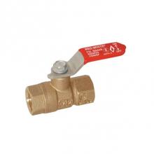 Red-White Valve 670779428024 - 1/4F X 1/4F IN 150# WSP,  600#WOG,  1/4'' FNPT x 1/4''FNPT,  Forged Brass Body