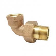 Red-White Valve 670779711355 - BRASS RADIATOR ELBOW FxM UNION