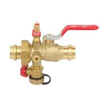 Red-White Valve 679779718606 - Dzr Brass Bypass Valve W/Drain Sxu 2