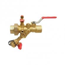 Red-White Valve 670779705507 - Dzr Combo Strainer Ball Valve Fxu 1 1/2