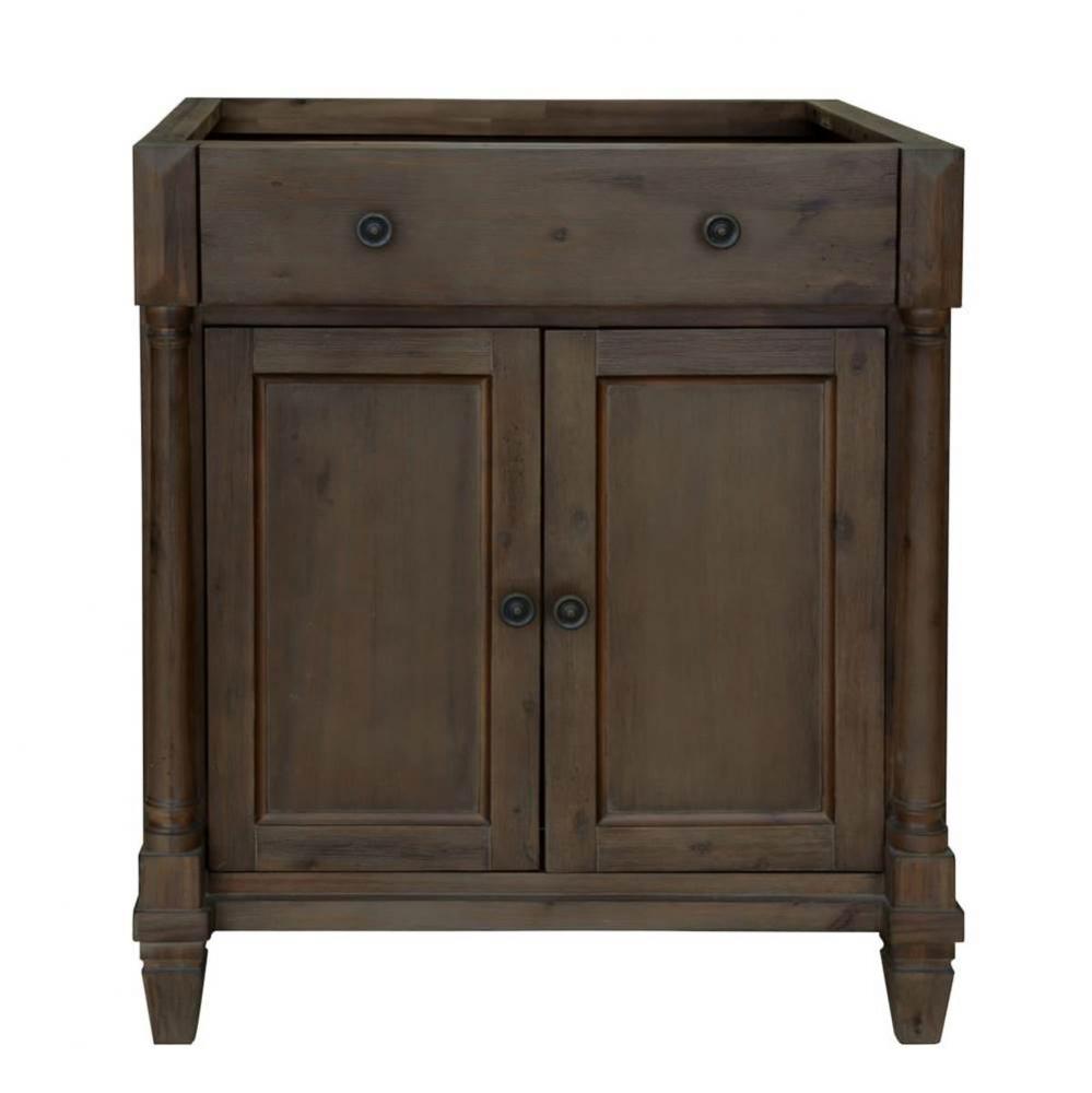 30''W x 21''D Vanity with 1 Interior Bottom Drw, 2