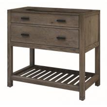 Sagehill Designs BK3621D - 36''W x 21''D x 34''H 1 Drawer Vanity w/ Open Shelf