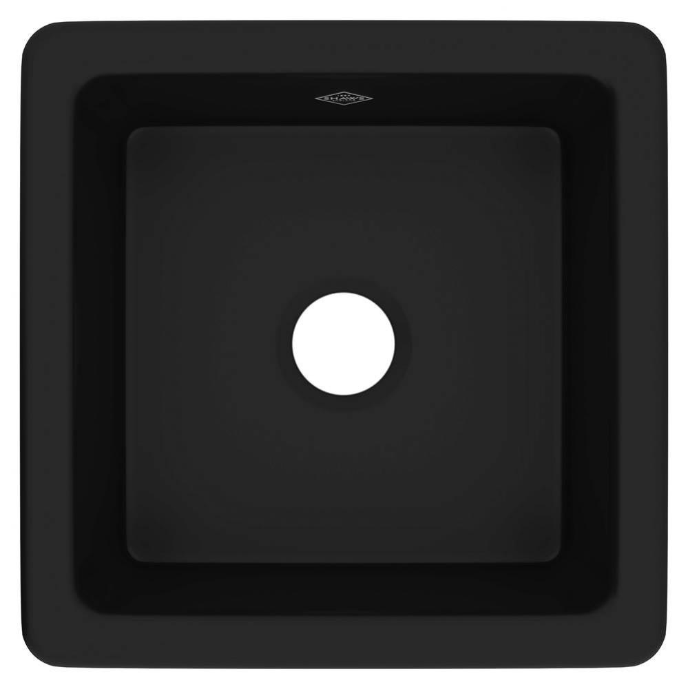 18'' Shaker Single Bowl Square Fireclay Bar/Food Prep Kitchen Sink