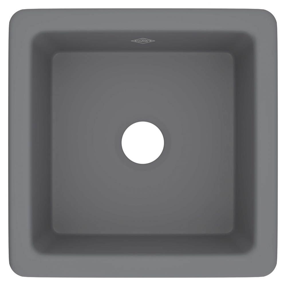 18'' Shaker Single Bowl Square Fireclay Bar/Food Prep Kitchen Sink