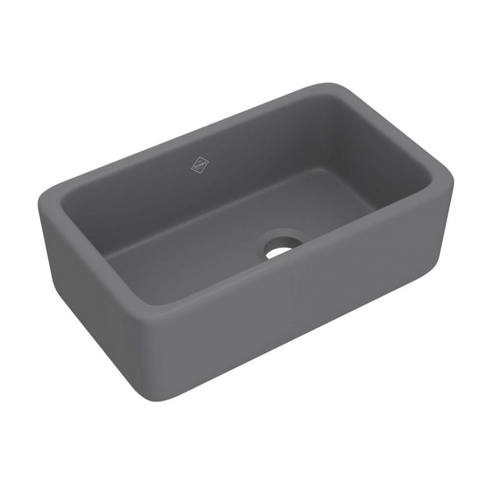 30'' Lancaster Single Bowl Farmhouse Apron Front Fireclay Kitchen Sink
