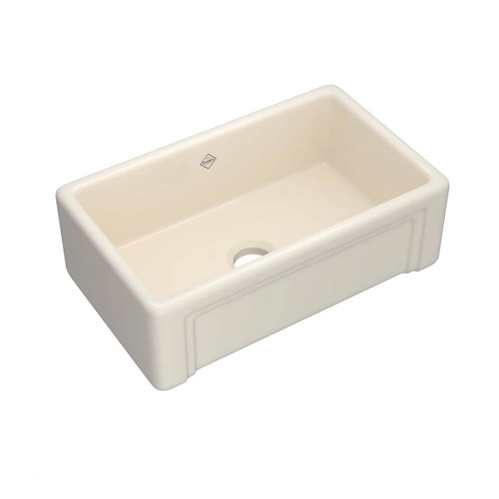 30'' Egerton Single Bowl Farmhouse Apron Front Fireclay Kitchen Sink