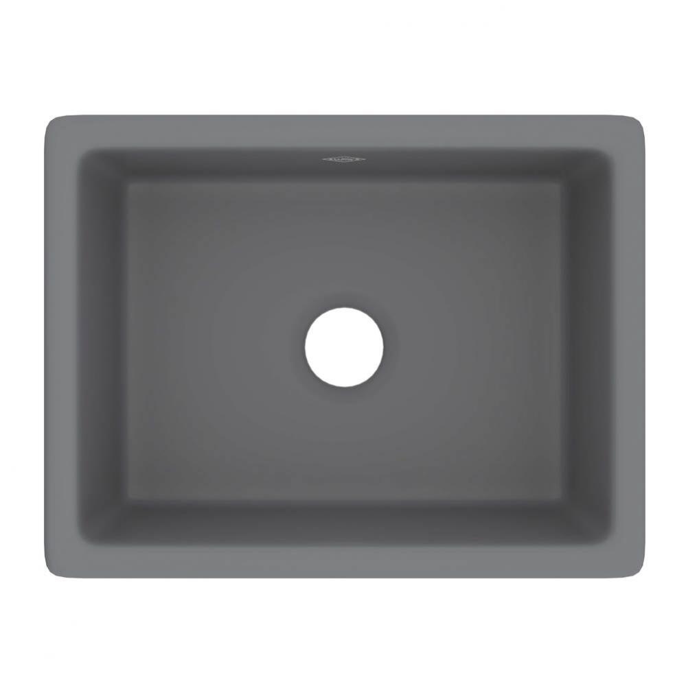 23'' Shaker Single Bowl Inset Or Undermount Fireclay Secondary Kitchen Or Laundry Sink