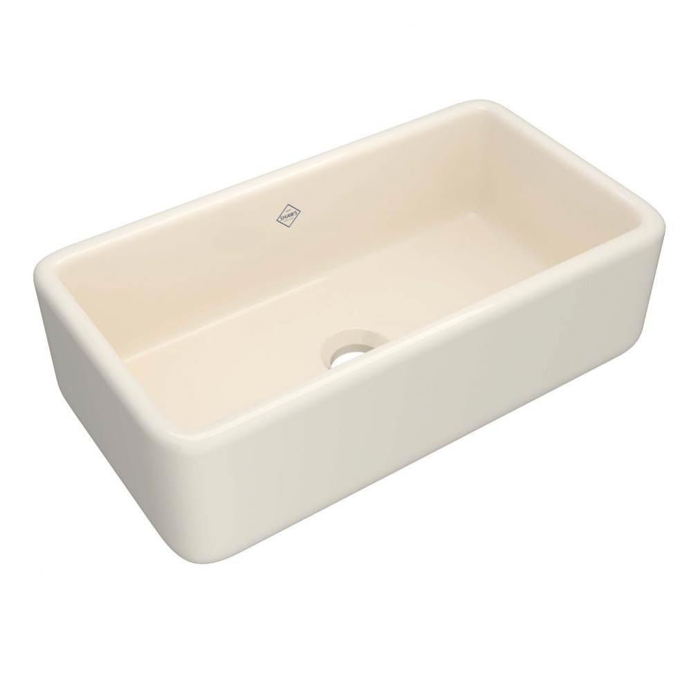 33'' Lancaster Single Bowl Farmhouse Apron Front Fireclay Kitchen Sink