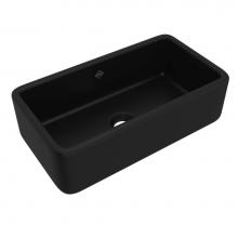 Shaws RC3318MB - 33'' Lancaster Single Bowl Farmhouse Apron Front Fireclay Kitchen Sink