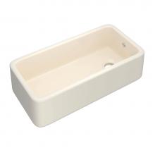 Shaws RC3618PCT - 36'' Lancaster Single Bowl Farmhouse Apron Front Fireclay Kitchen Sink