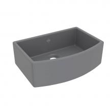 Shaws RC3021MG - 30'' Waterside Single Bowl Bowed Farmhouse Apron Front Fireclay Kitchen Sink