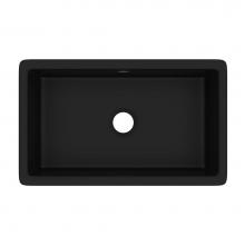 Shaws UM3018MB - 30'' Shaker Single Bowl Undermount Fireclay Kitchen Sink