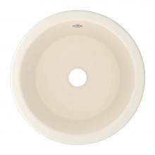 Shaws UM1807PCT - 18'' Lancaster Single Bowl Round Bar/Food Prep Fireclay Kitchen Sink