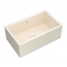 Shaws MS3018PCT - 30'' Shaker Single Bowl Farmhouse Apron Front Fireclay Kitchen Sink