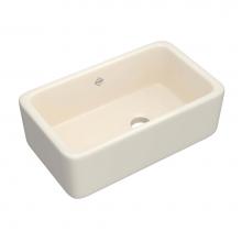 Shaws RC3018PCT - 30'' Lancaster Single Bowl Farmhouse Apron Front Fireclay Kitchen Sink