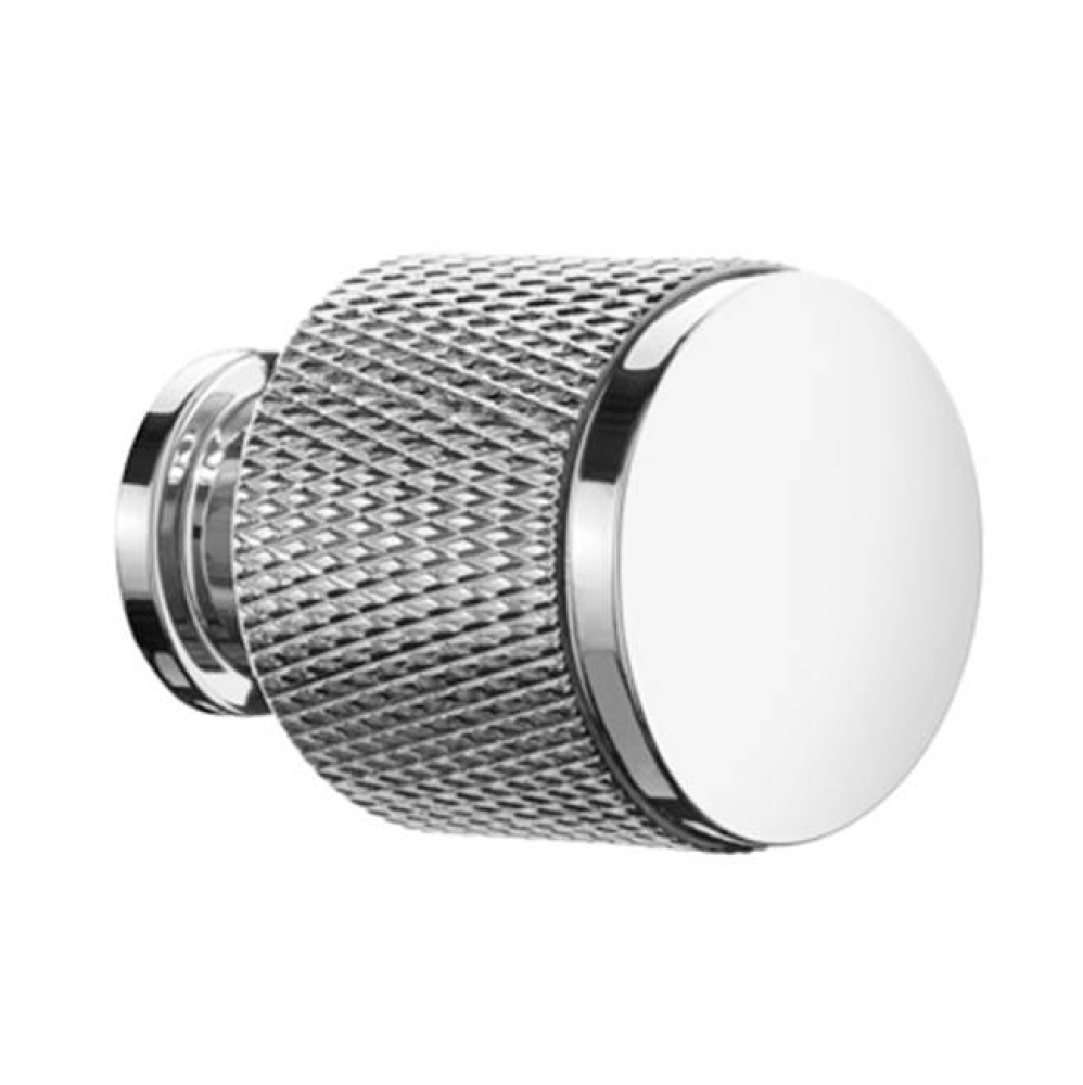Knob- Polished Chrome /Knurled