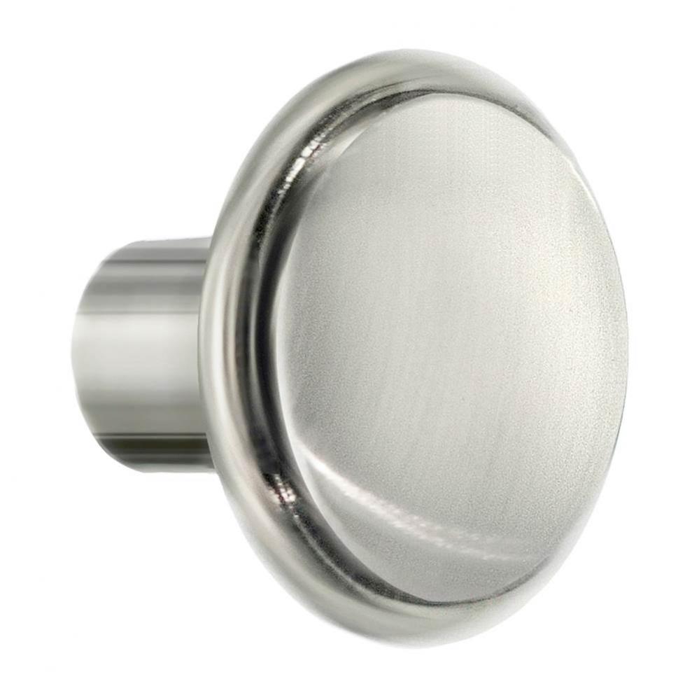 KNOB BRUSHED NICKEL 1 1/8''