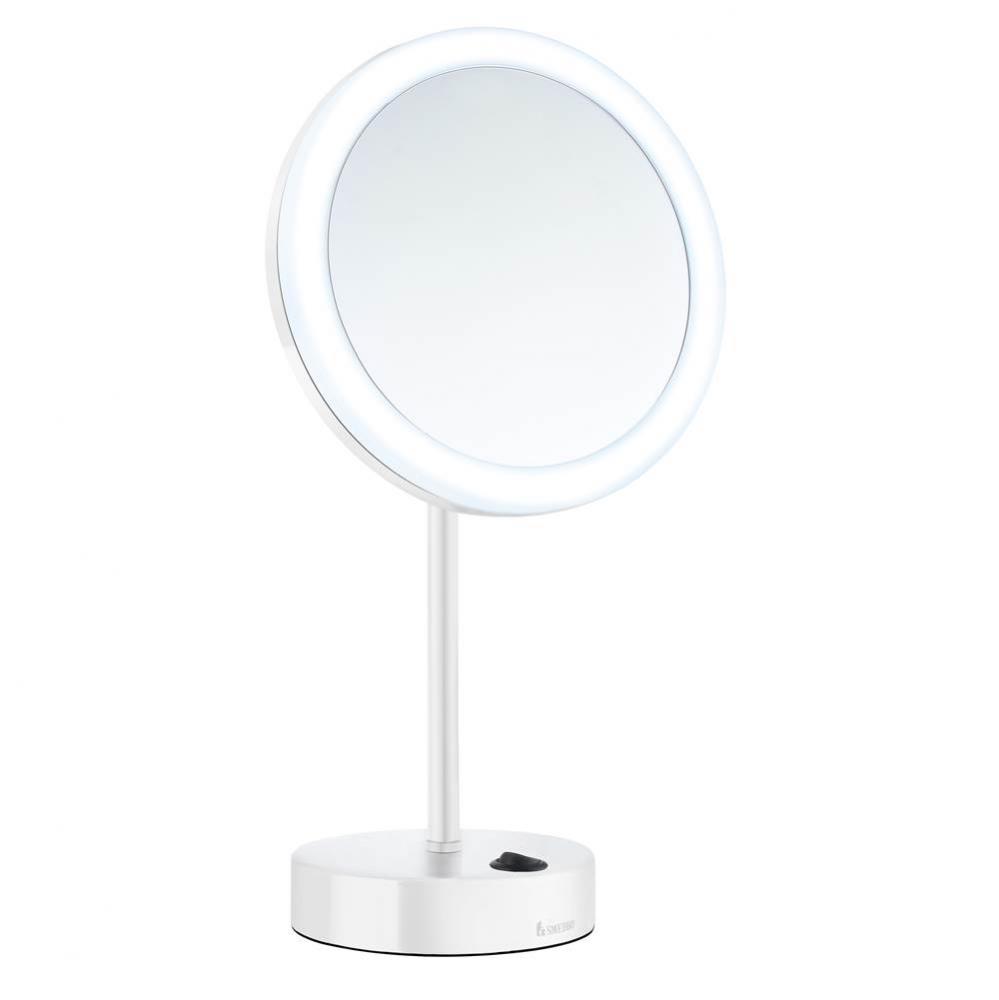 Outline - Shaving and Make-up Mirror with LED-technology, Dual Light in white.