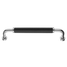 Smedbo BK6351B - Pull - Polished Chrome/Black Wood