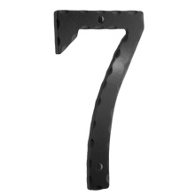 Smedbo S027 - Decorative wrought iron 6'' house numeral 7