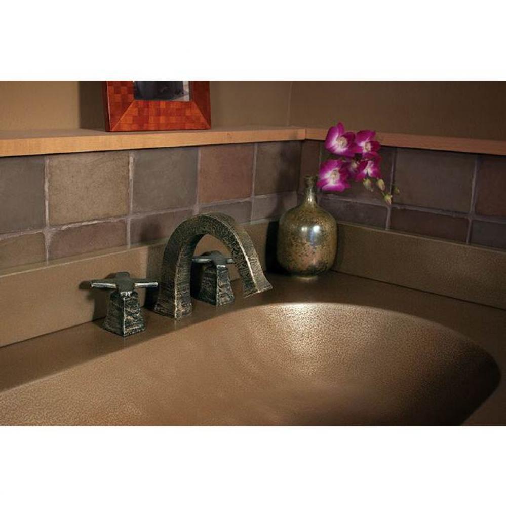Cixx Deck Mount Tall Lav Faucet 6-3/4'' Center To Aerator 2-1/2'' Spout Height