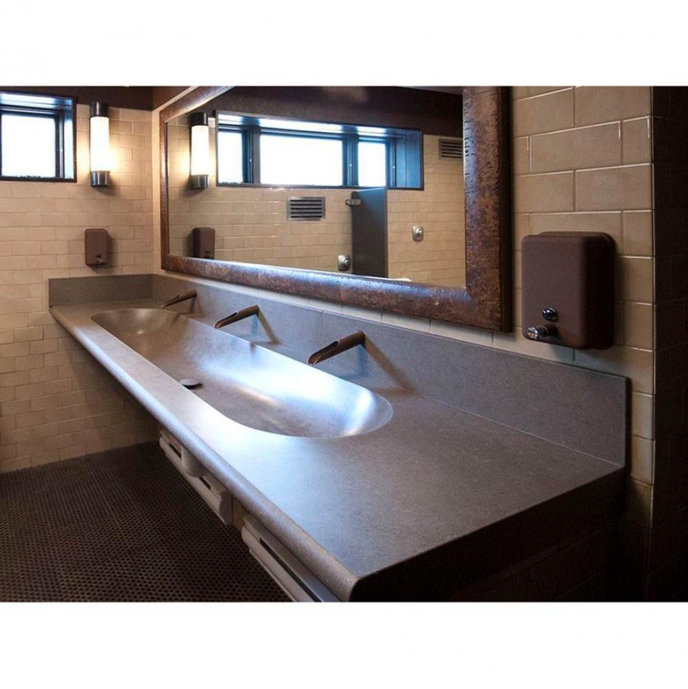 Sans Hands With Battery Pack Wherever Wall Mount Waterfall Spout 7-3/4'' Wall To Tip 2-3