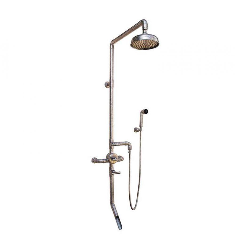 Waterbridge Exposed Thermostatic Shower Systems Model 980 (10-3/4'' Spread, Center To Ce